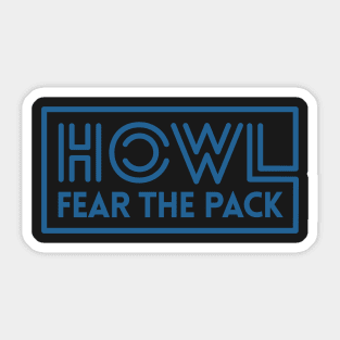 HOWL + FEAR THE PACK Sticker